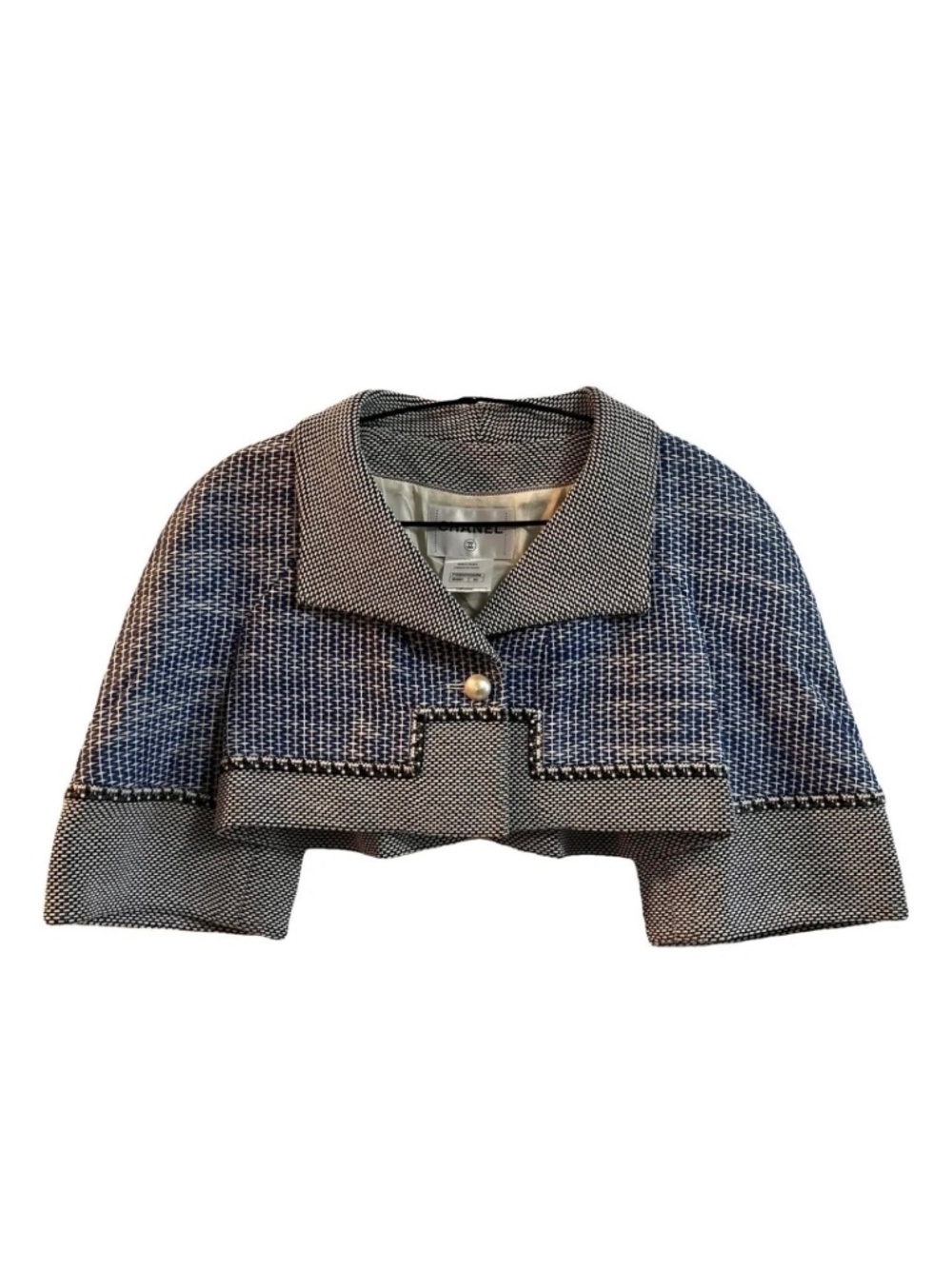 Chanel Cropped Tweed Jacket Bolero Karl Lagerfeld 2013 Runway